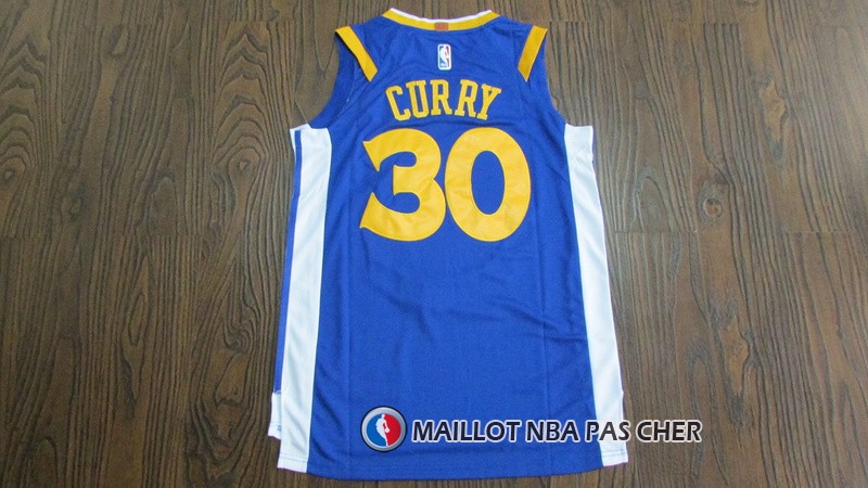 Maillot Enfant Golden State Warriors Curry 2017-18 30 Bleu